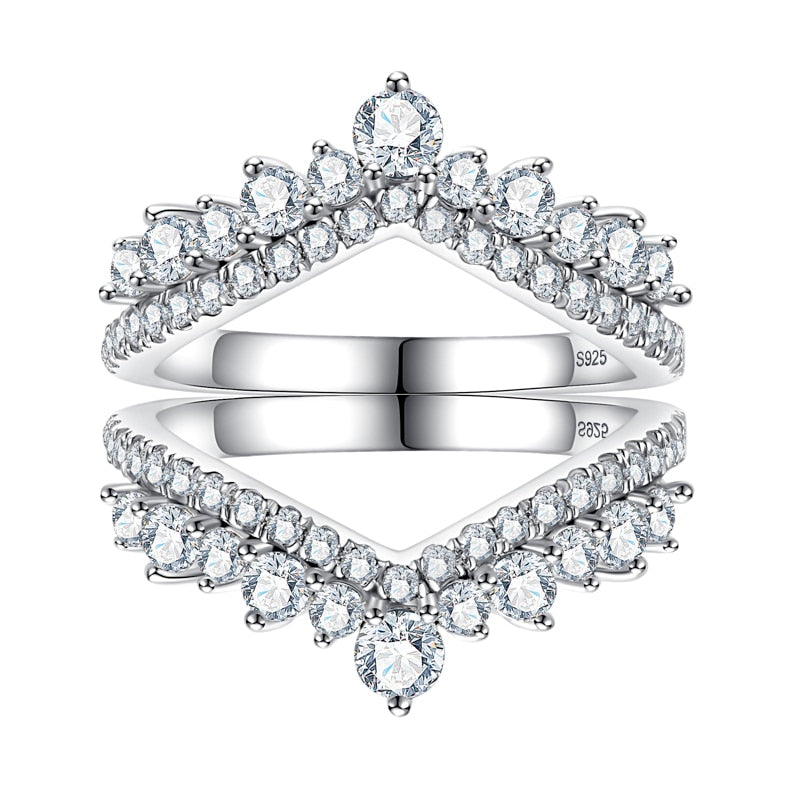 The Imperial - Moissanite Half Eternity Ring