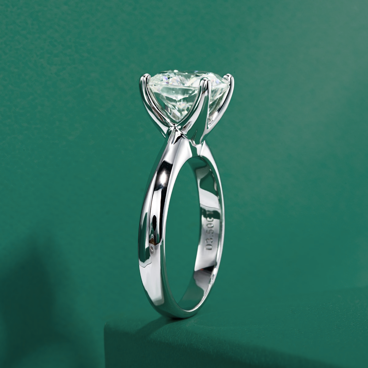 The Essence - Cushion Cut Moissanite Solitaire Ring