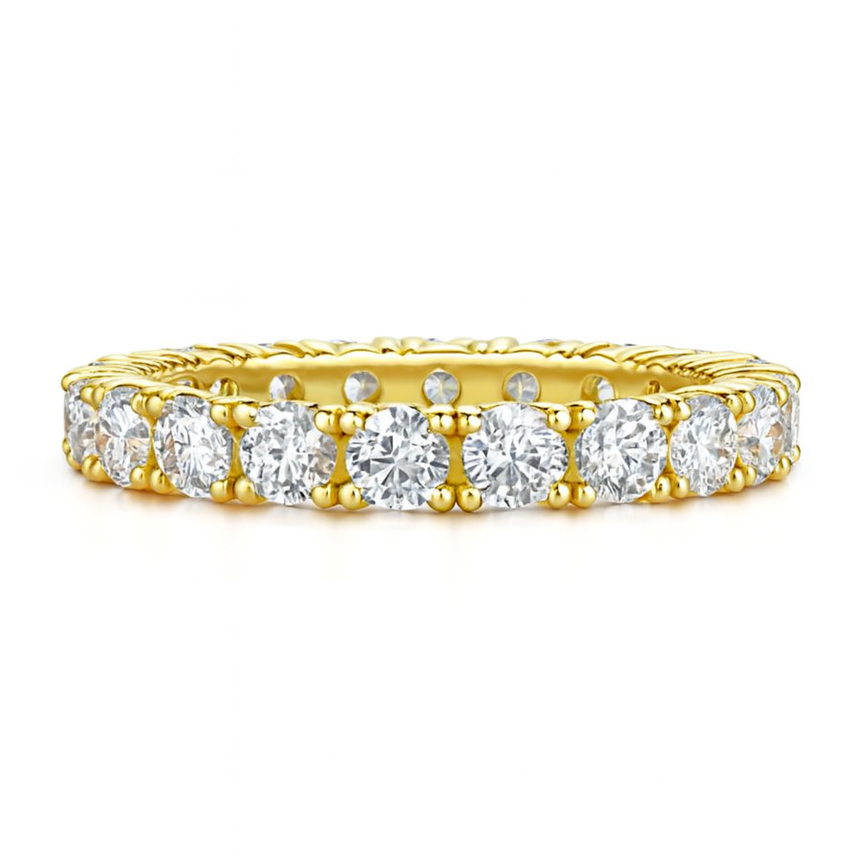 The Oriane - Moissanite Wedding Band