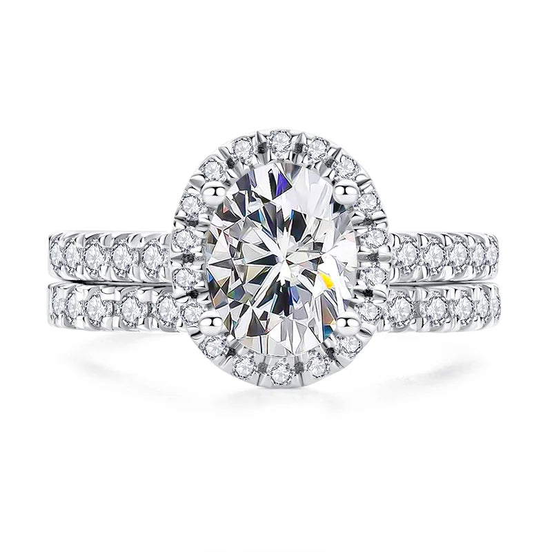 The Emily - Oval Cut Moissanite Set