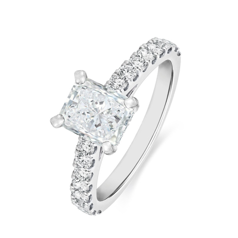 The Solstice - Radiant Cut Solitaire Ring