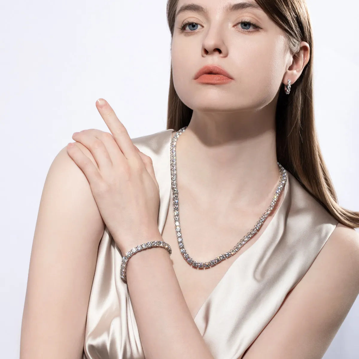 The Luna - Moissanite Tennis Bracelet
