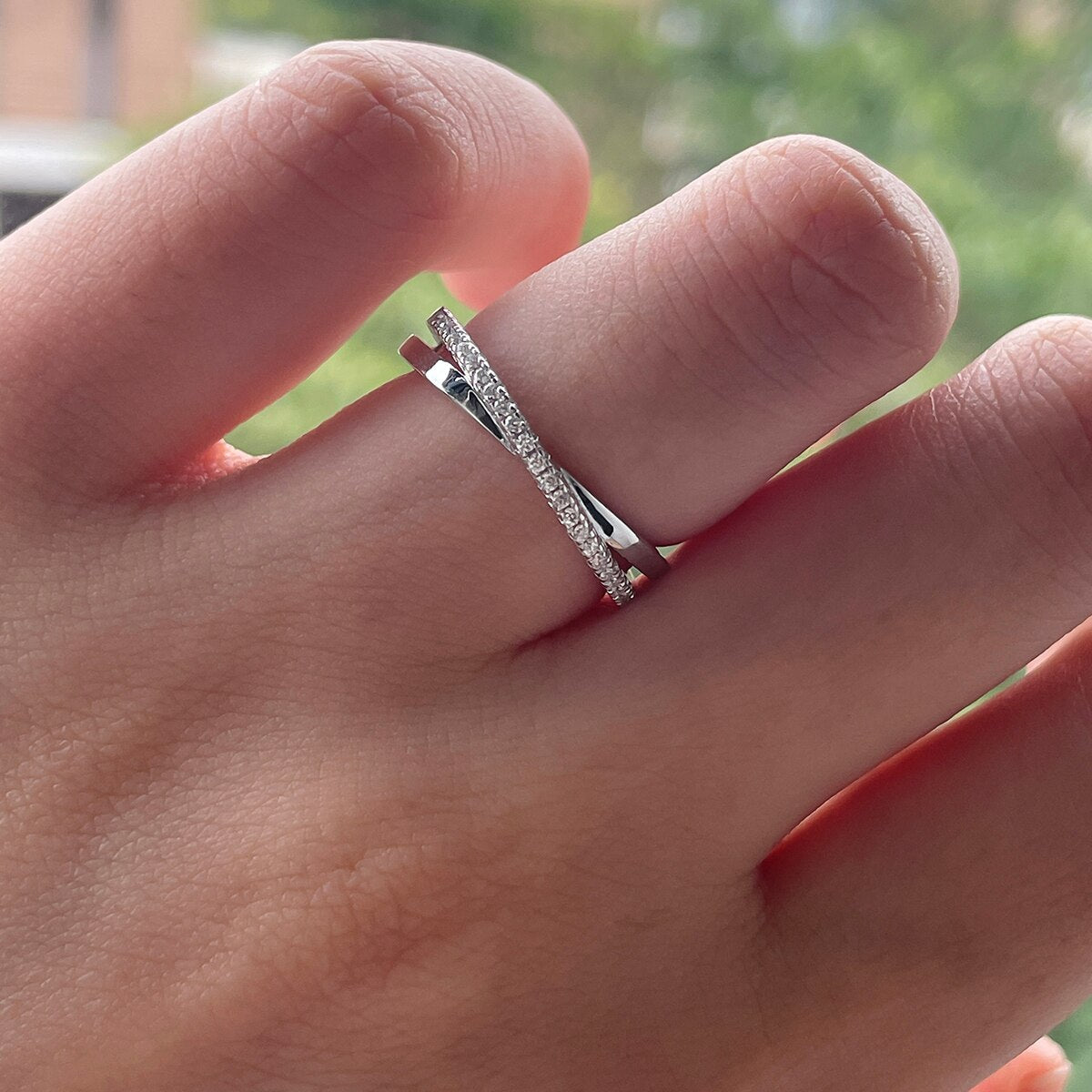 The Emma - Moissanite Half Eternity Ring