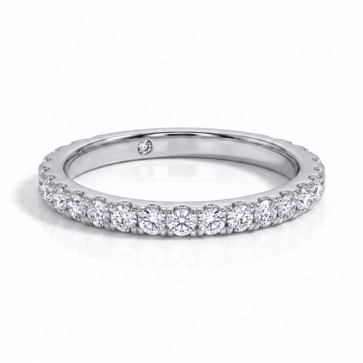 The Arabella - Moissanite Half Eternity Ring