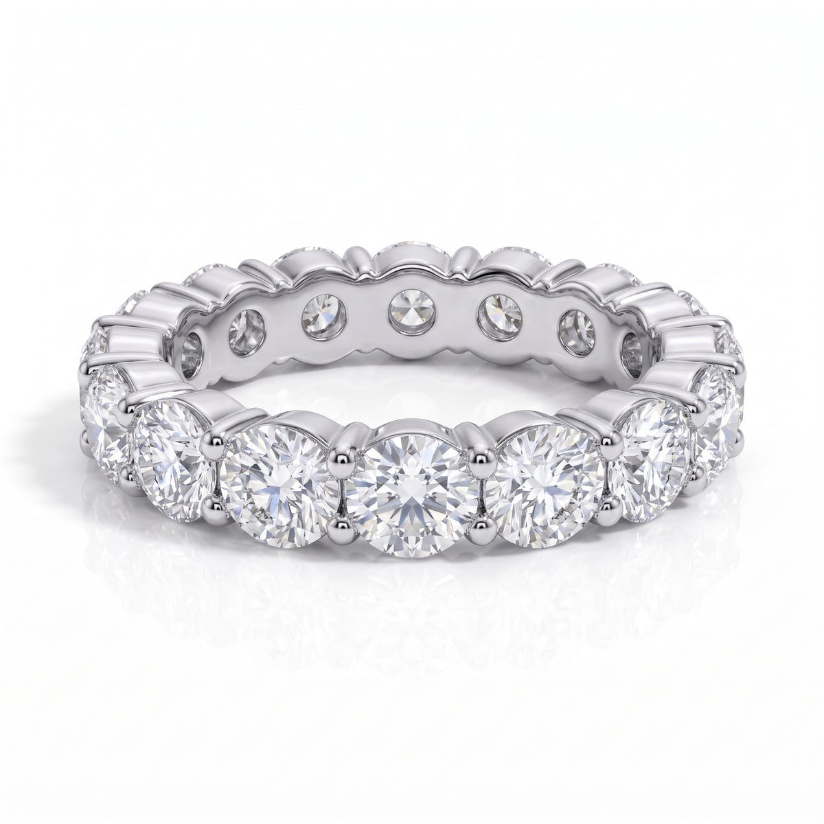 The Orion – Moissanite Wedding Band