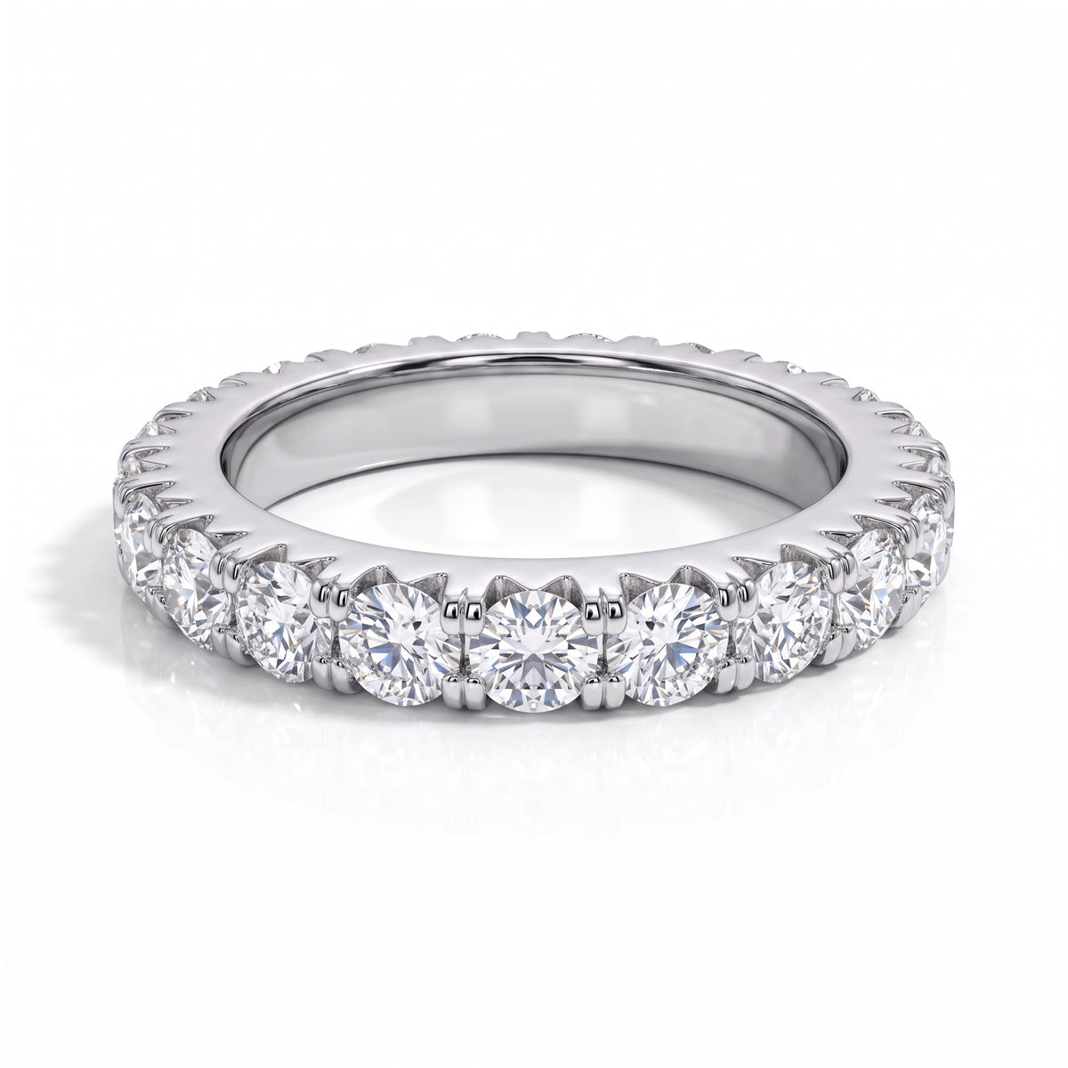 The Ruth – Moissanite Wedding Band