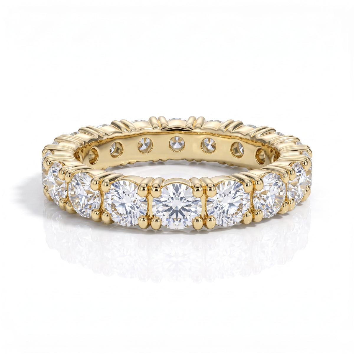 The Oriane - Moissanite Wedding Band