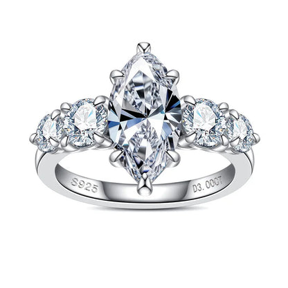 The Selena - Marquise Cut Moissanite Ring