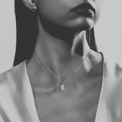 The Noelle – Marquise Cut Moissanite Necklace