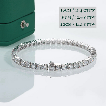 The Clara - Moissanite Tennis Bracelet (4mm)