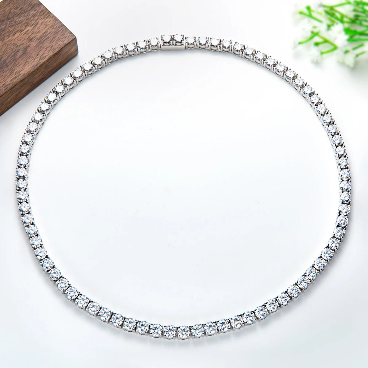 The Isabella - Moissanite Tennis Necklace