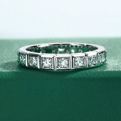 The Verity - Moissanite Wedding Band