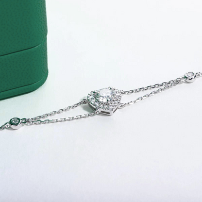 The Heart - Moissanite Bracelet