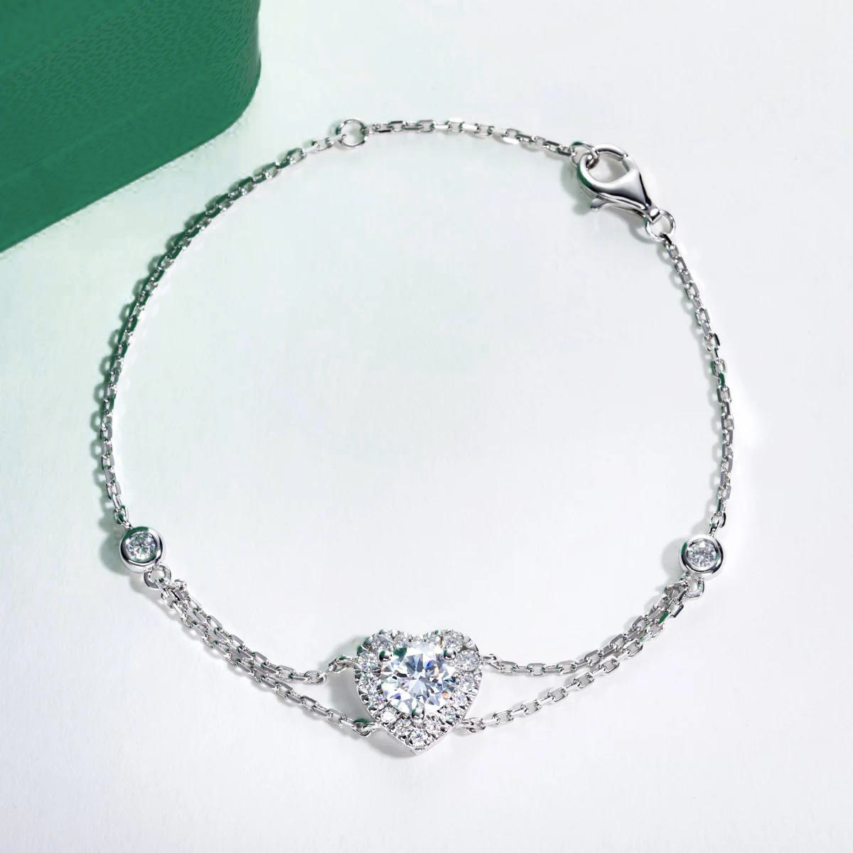 The Heart - Moissanite Bracelet