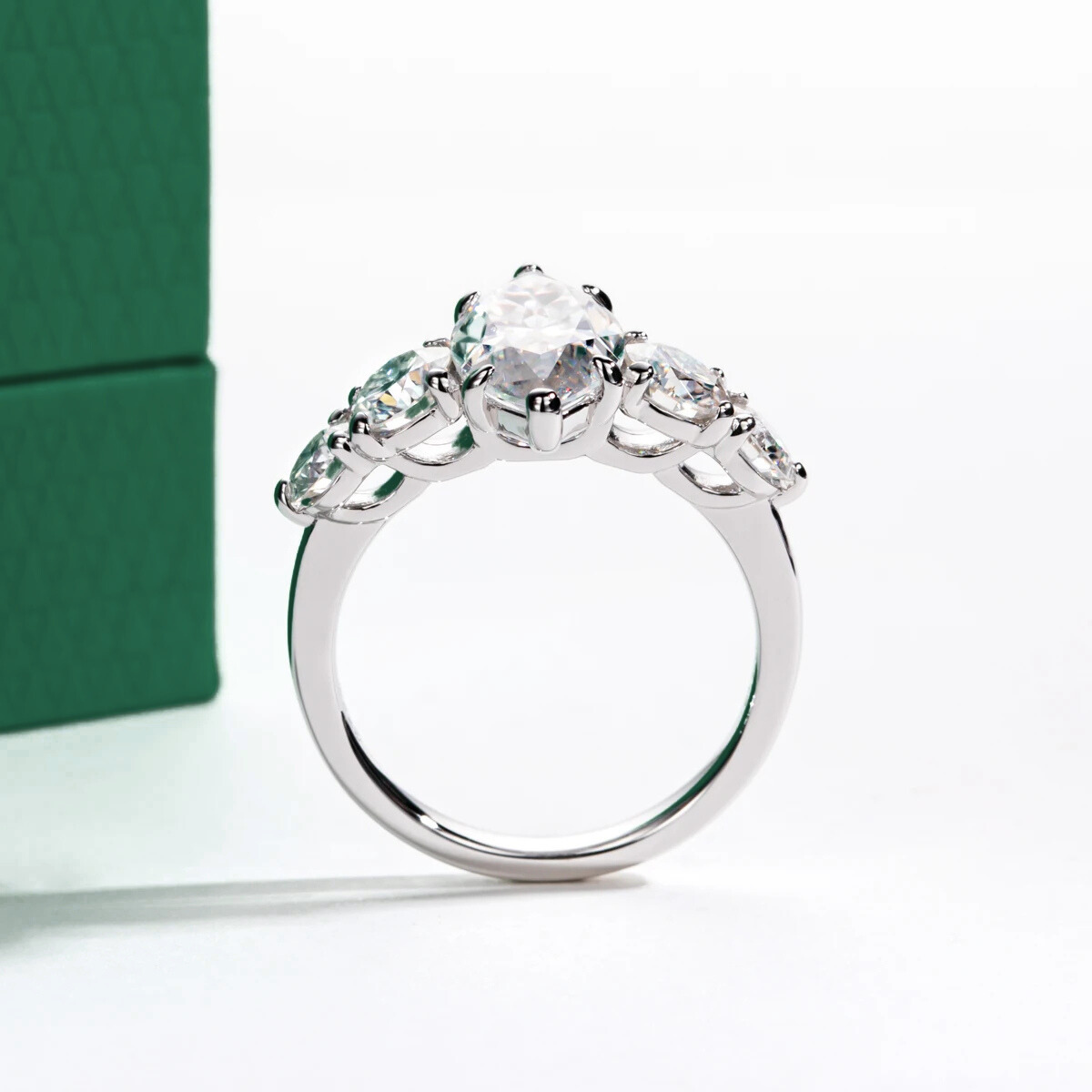 The Selena - Marquise Cut Moissanite Ring