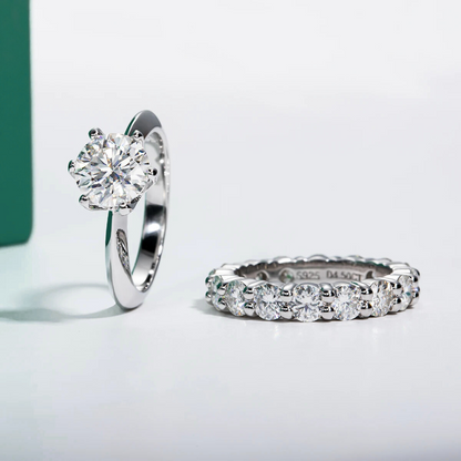 Engagement Ring + Free Wedding Band – Buy 1, Get 2