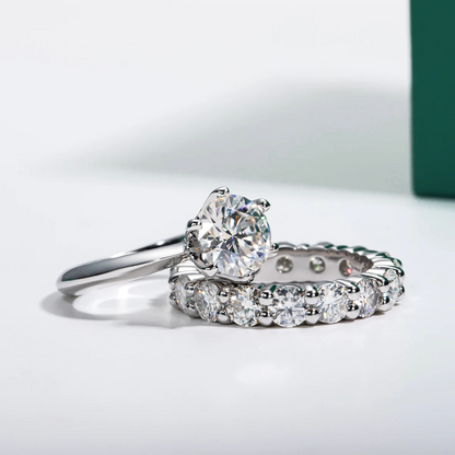 Engagement Ring + Free Wedding Band – Buy 1, Get 2