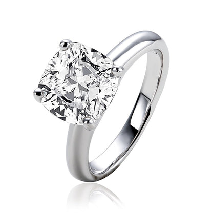 The Essence - Cushion Cut Moissanite Solitaire Ring