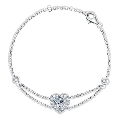 The Heart - Moissanite Bracelet