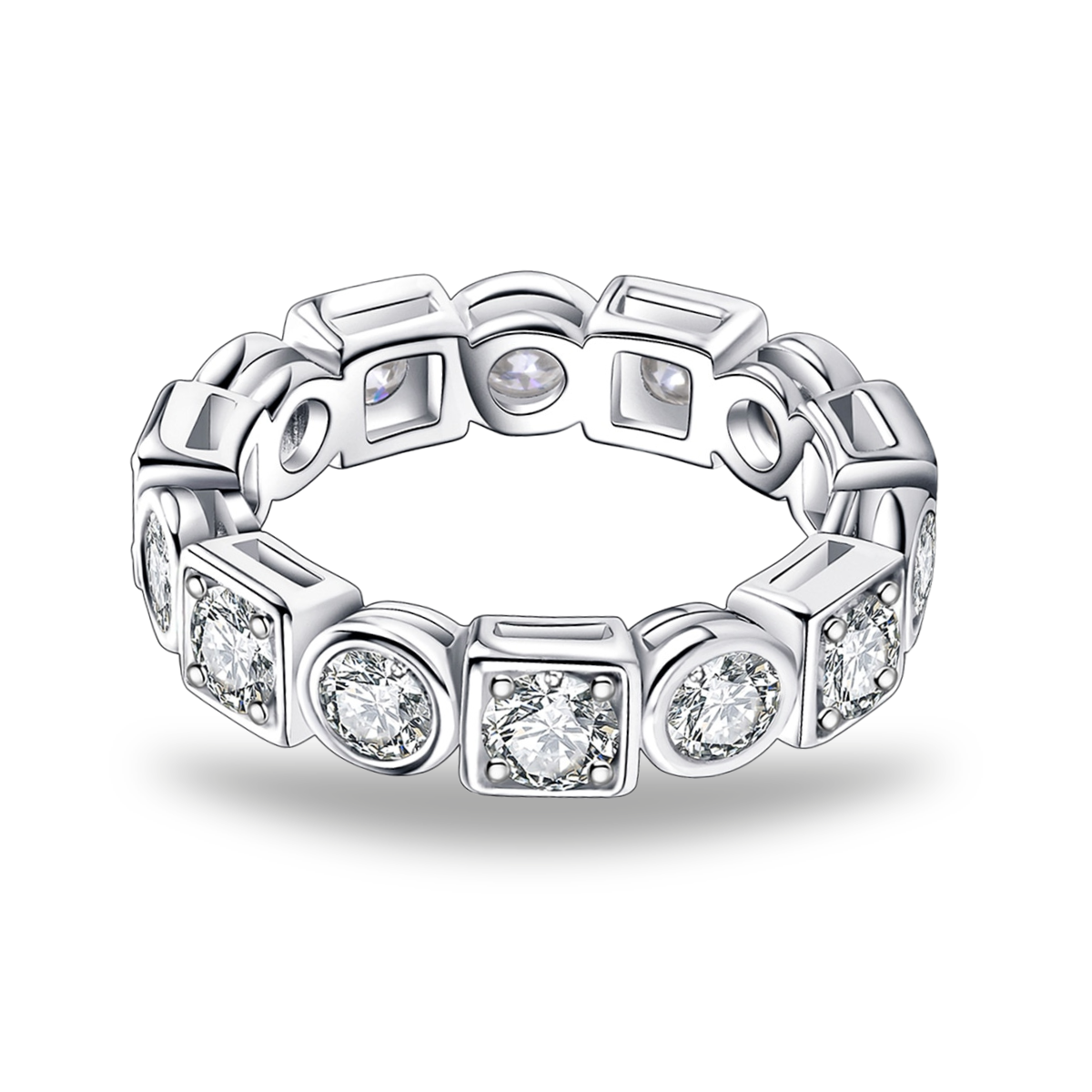 The Seraphina - Moissanite Wedding Band