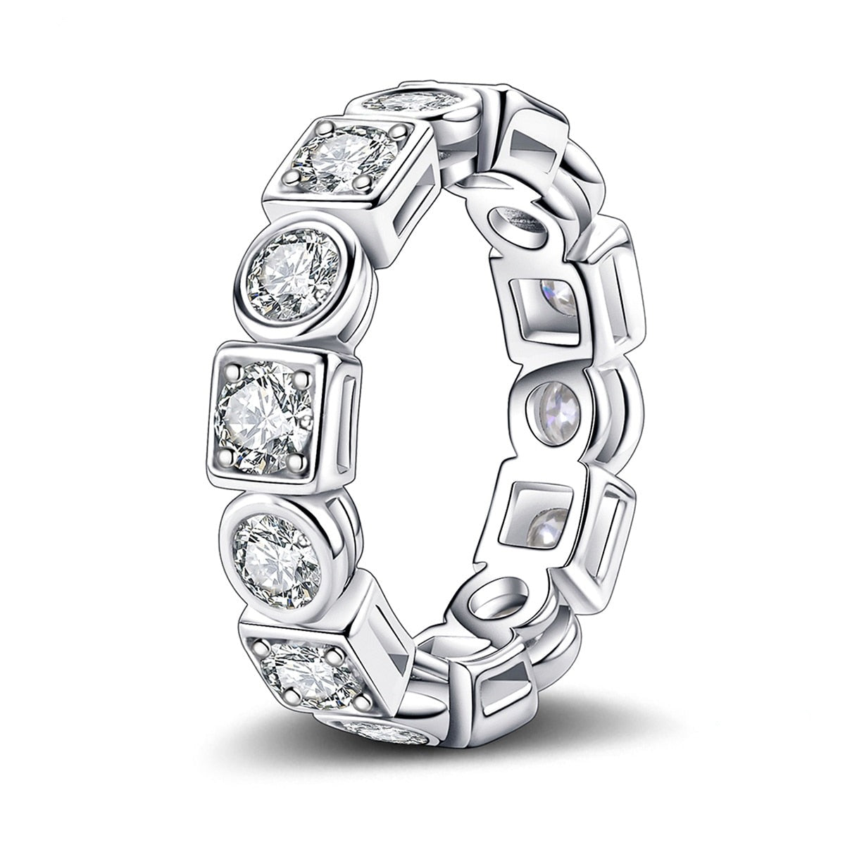 The Seraphina - Moissanite Wedding Band