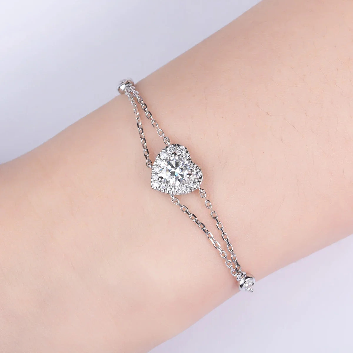 The Heart - Moissanite Bracelet