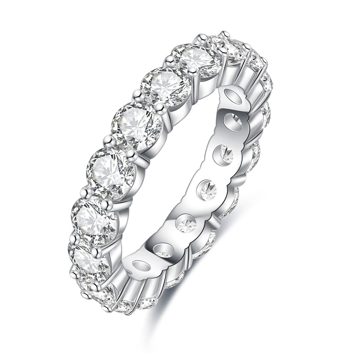 The Orion – Moissanite Wedding Band