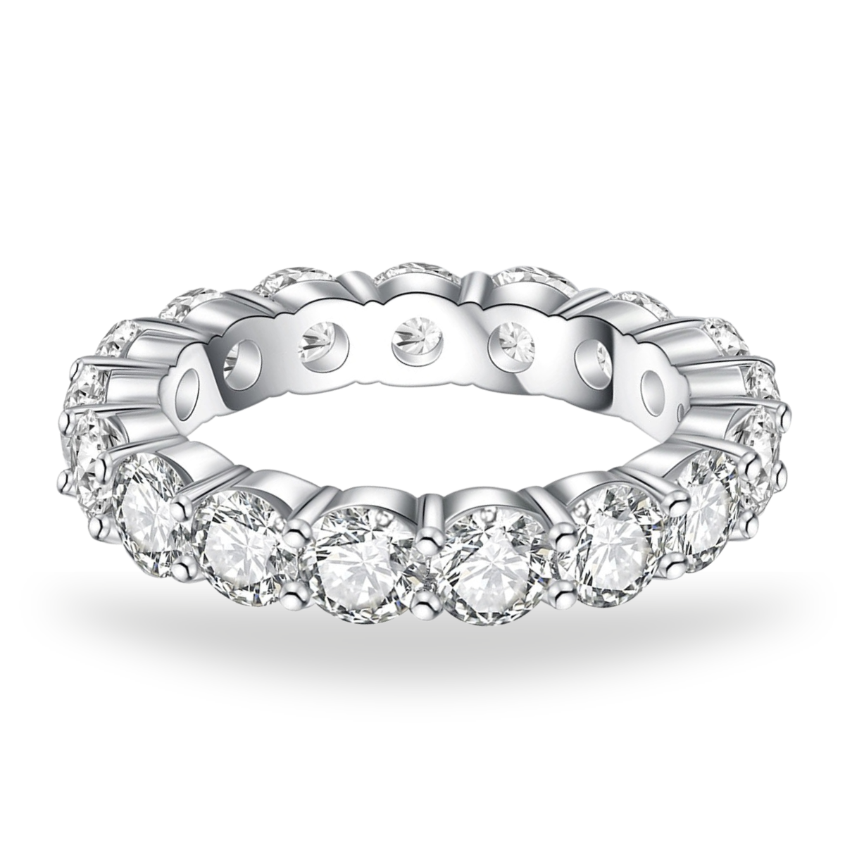 The Orion – Moissanite Wedding Band