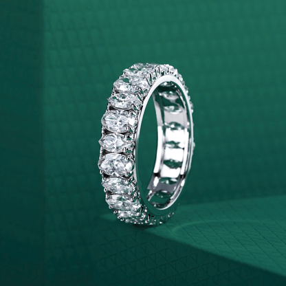 The Fiorenza - Marquise & Oval Moissanite Eternity Band