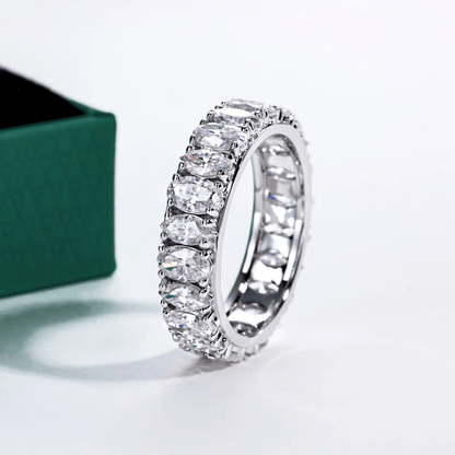 The Fiorenza - Marquise & Oval Moissanite Eternity Band
