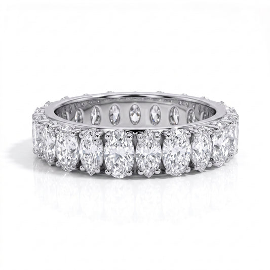 The Fiorenza - Marquise & Oval Moissanite Eternity Band