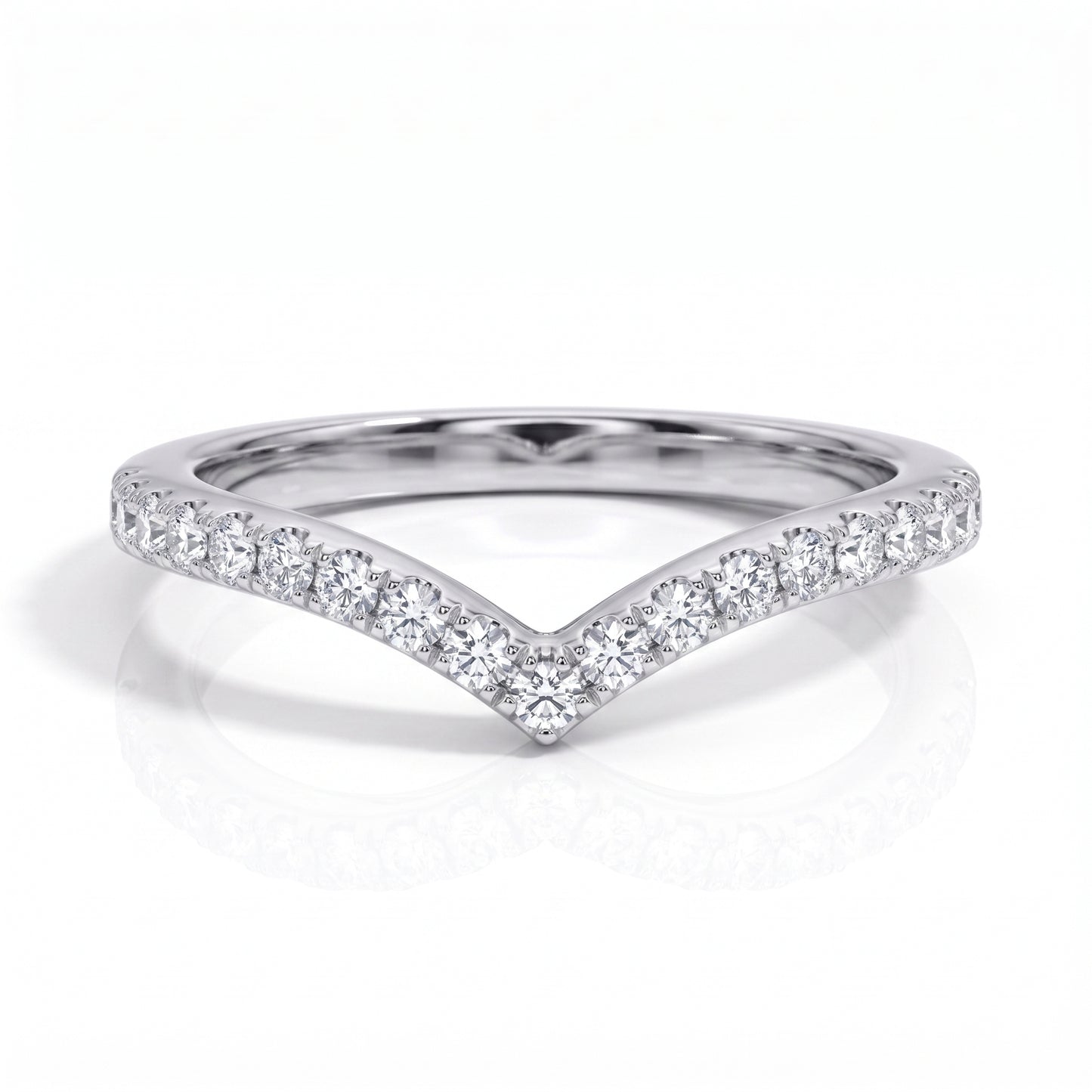 The Valentina - Moissanite Half Eternity Ring