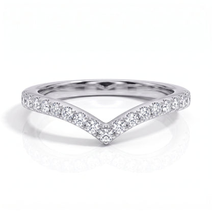 The Valentina - Moissanite Half Eternity Ring