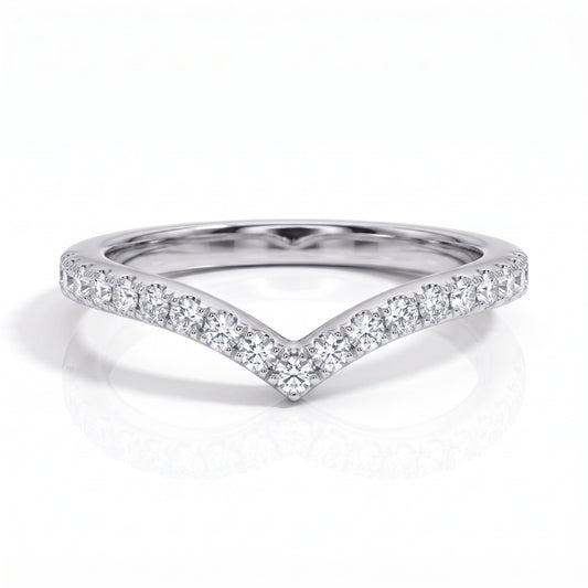 The Valentina - Moissanite Half Eternity Ring