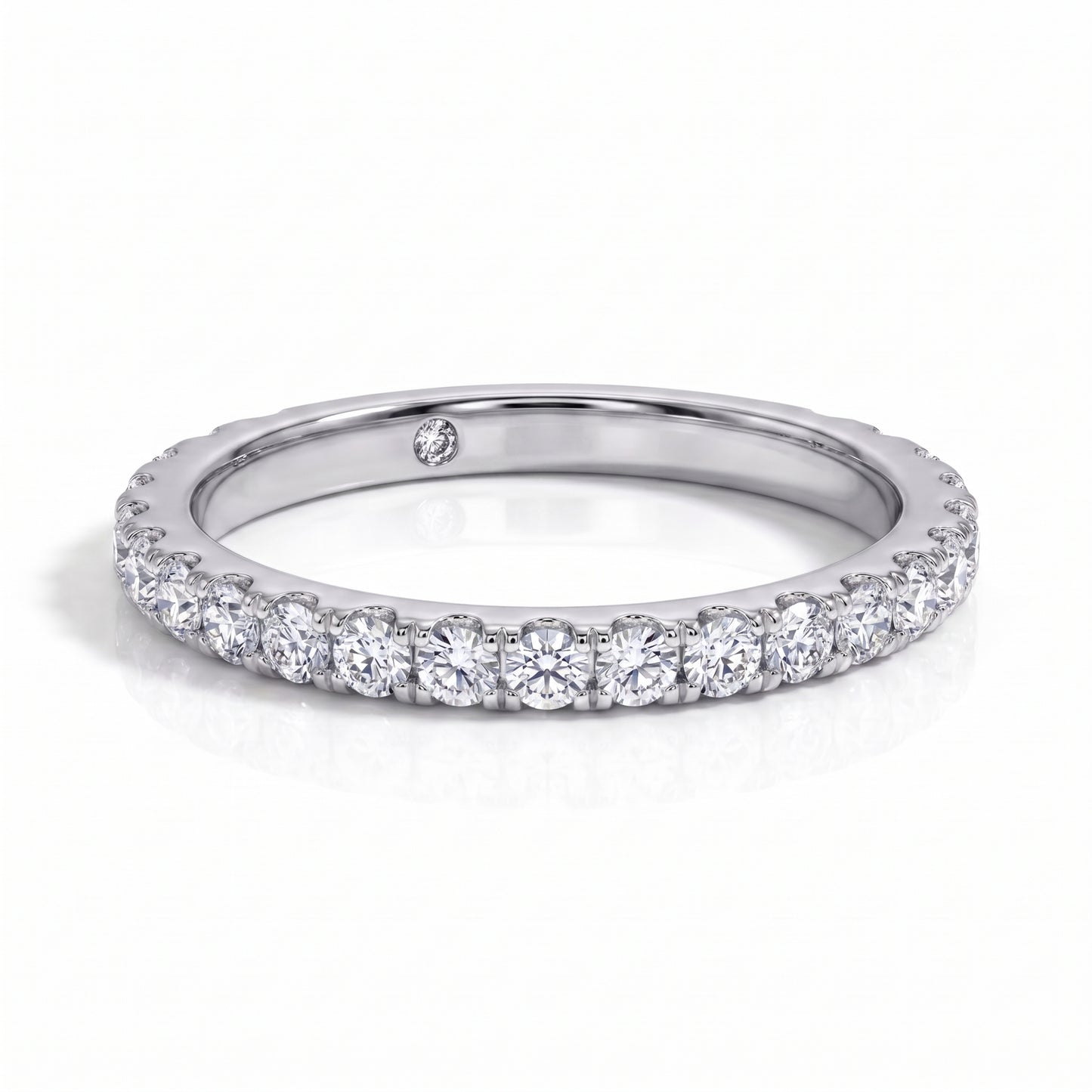 The Arabella - Moissanite Half Eternity Ring