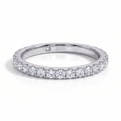The Arabella - Moissanite Half Eternity Ring