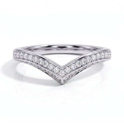 The Victoria - Moissanite Half Eternity Ring