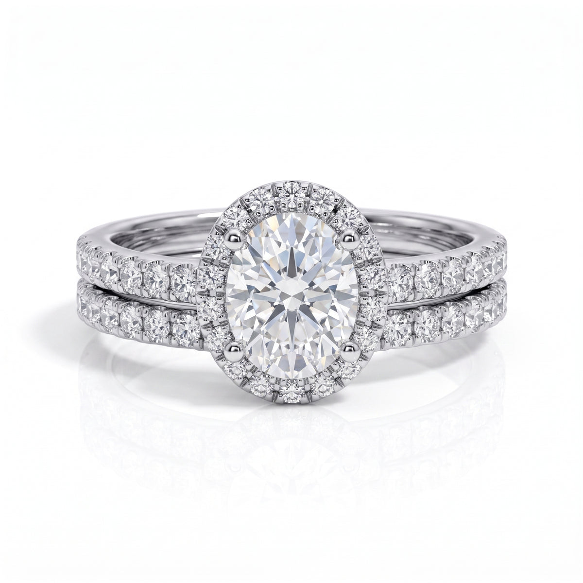The Emily - Oval Cut Moissanite Set