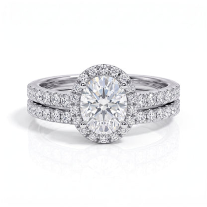 The Emily - Oval Cut Moissanite Set