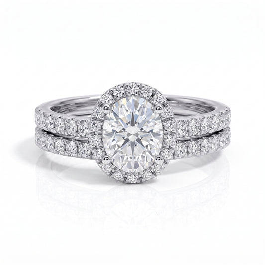 The Emily - Oval Cut Moissanite Set