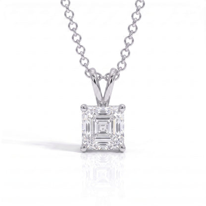 The Vianne – Asscher Cut Moissanite Necklace