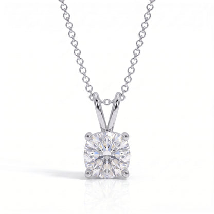 The Marcelline – Cushion Cut Moissanite Necklace