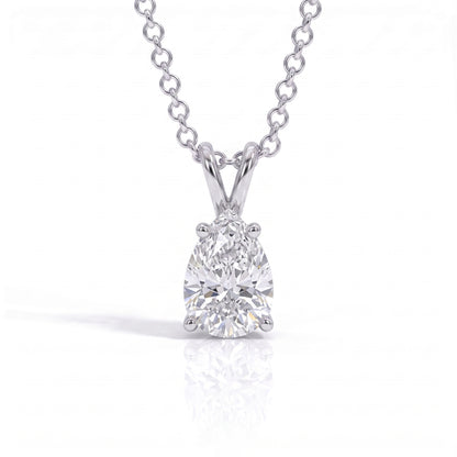 The Odette – Pear Cut Moissanite Necklace