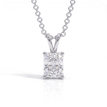 The Calista – Radiant Cut Moissanite Necklace