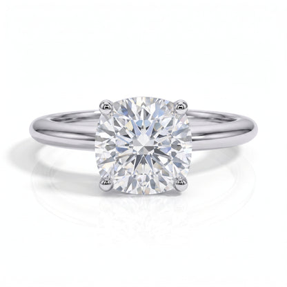The Essence - Cushion Cut Moissanite Solitaire Ring