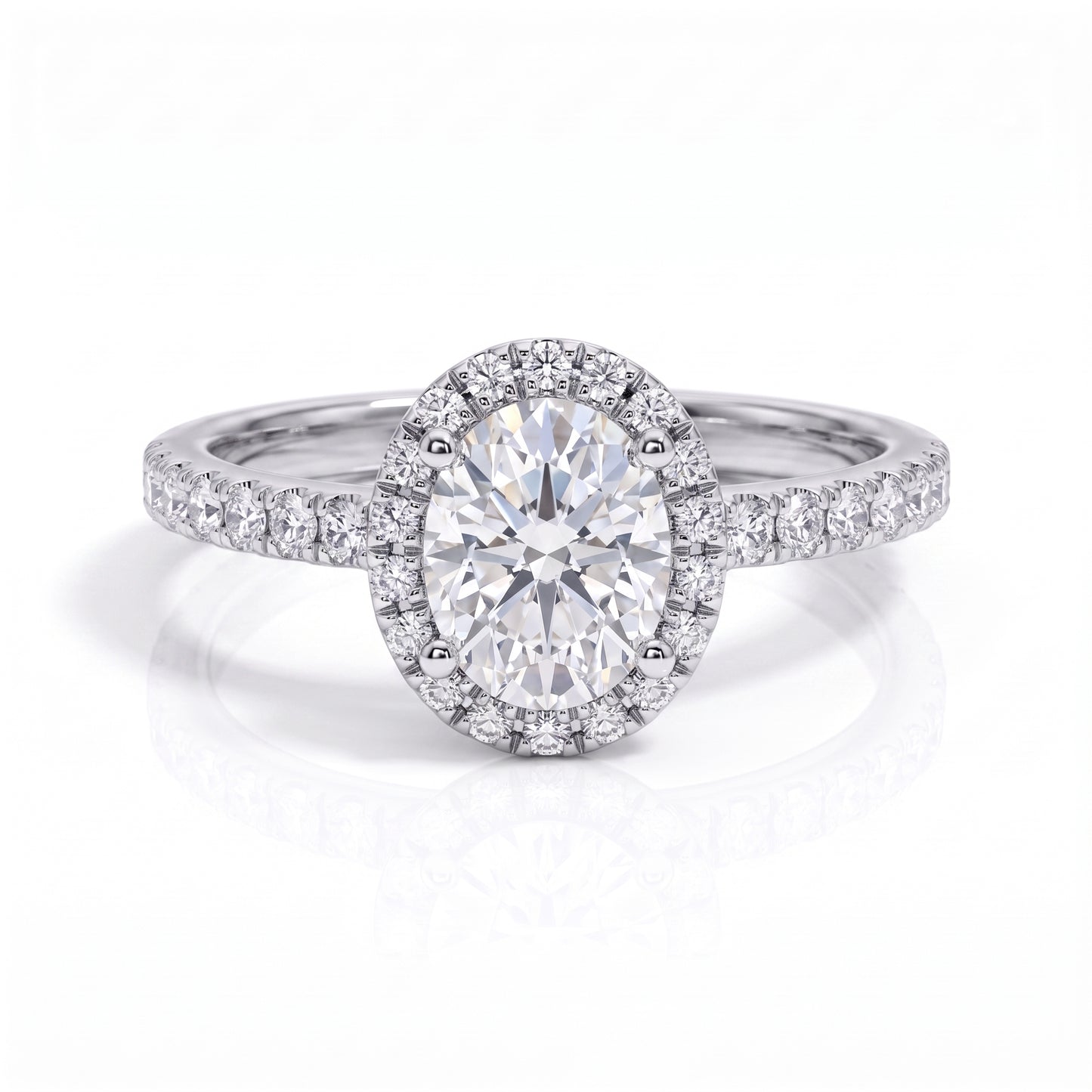 The Emily - Oval Cut Moissanite Set