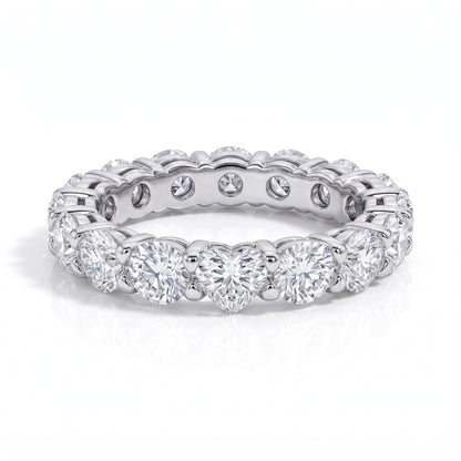 The Eva - Moissanite Wedding Band