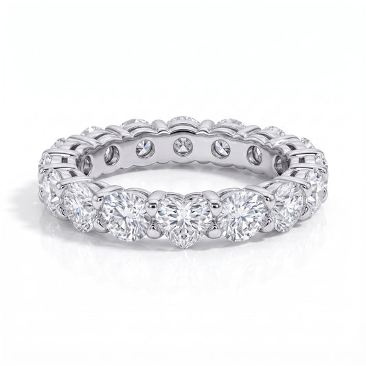 The Eva - Moissanite Wedding Band