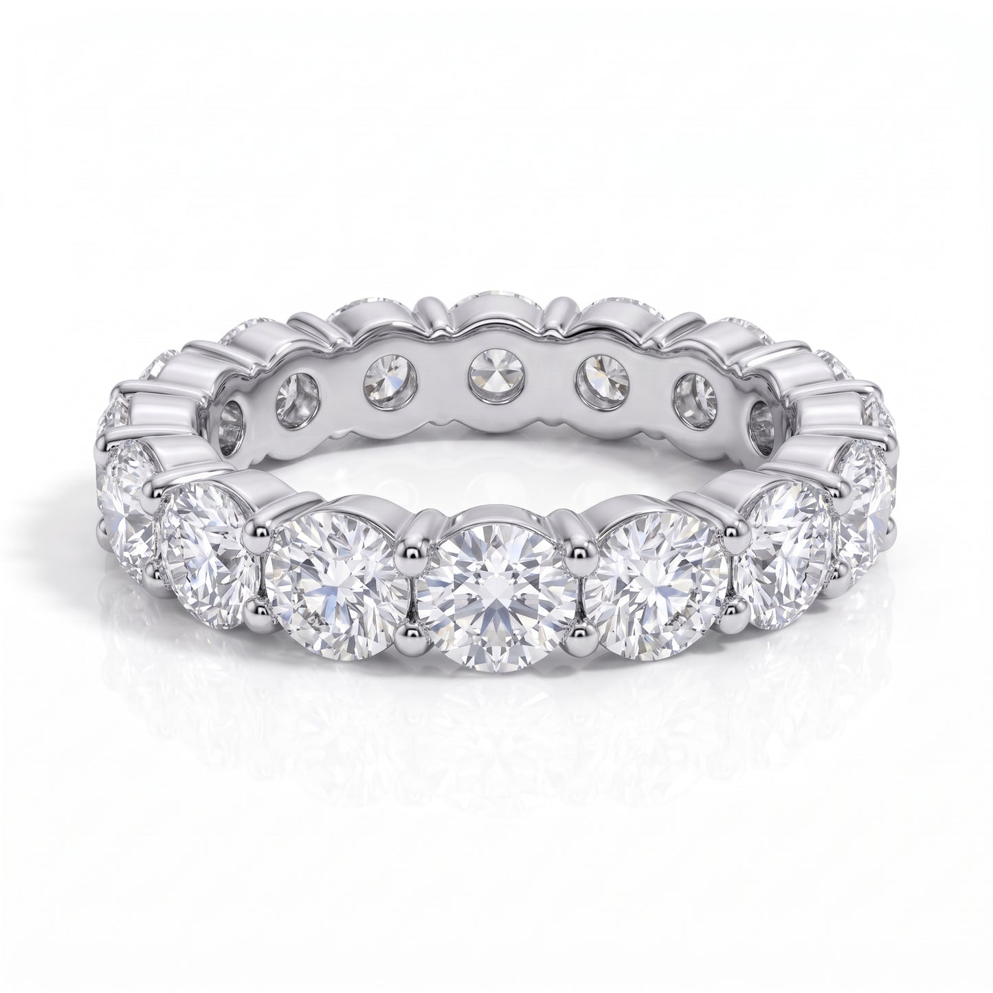 The Orion – Moissanite Wedding Band