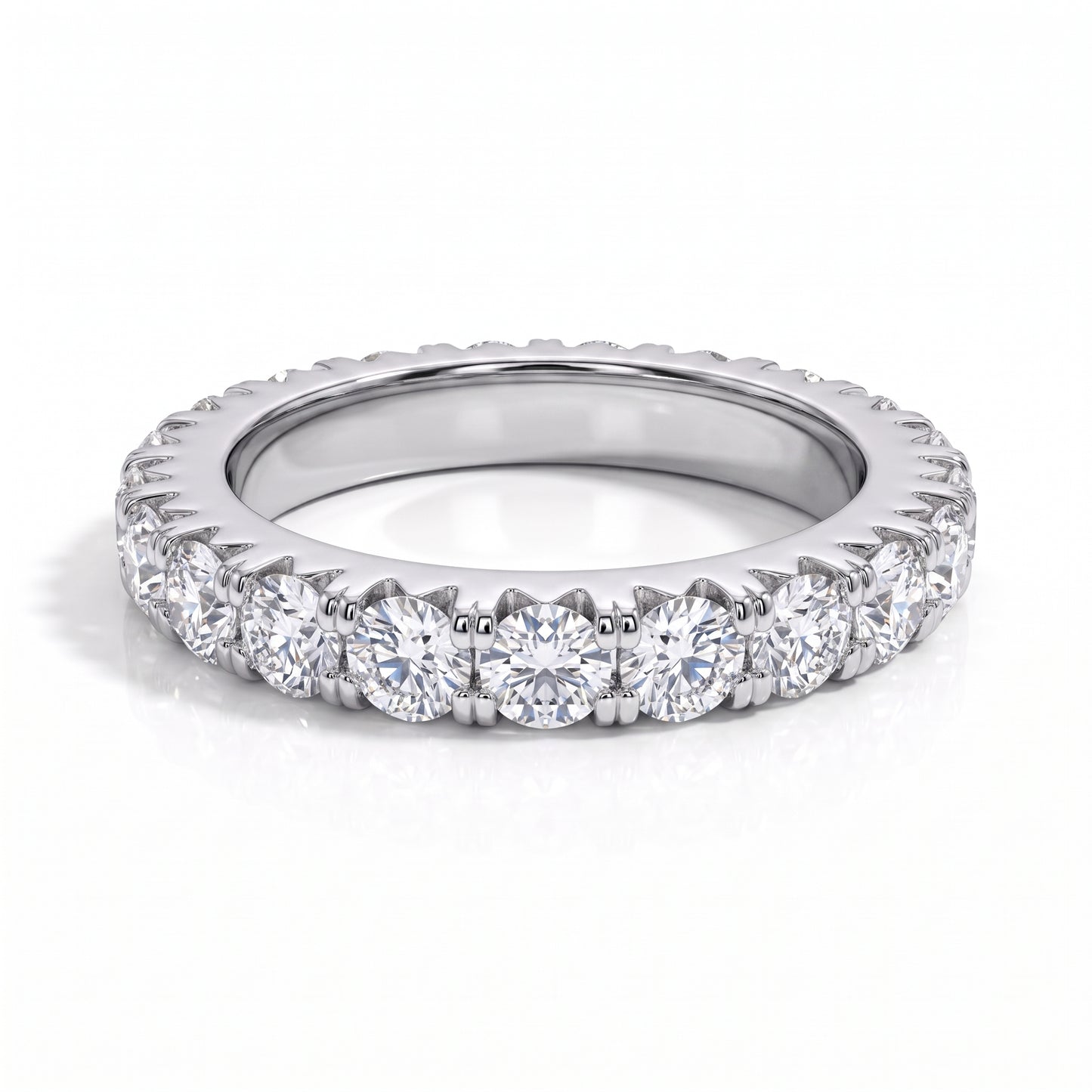 The Ruth – Moissanite Wedding Band